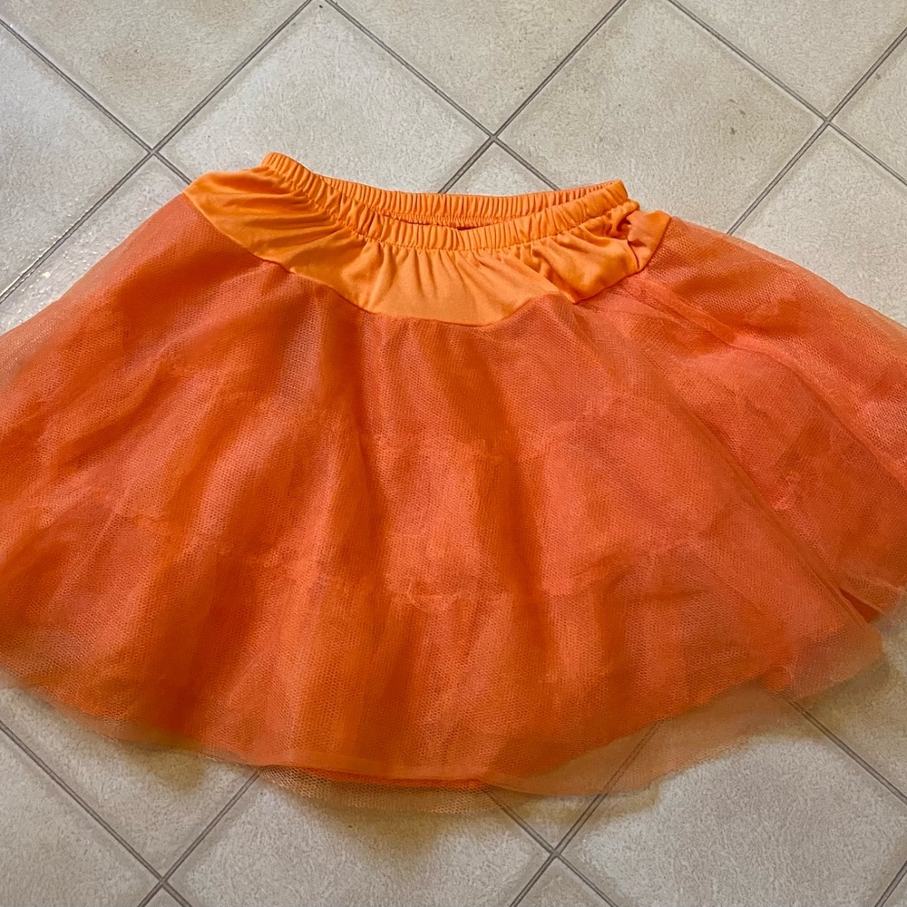 Spirit Bright Orange Tutu / Tulle Skirt